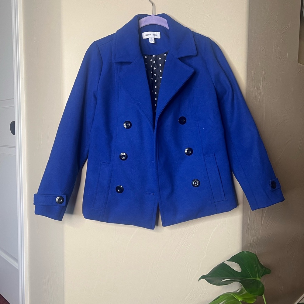 Kids Royal Blue Peacoat (girl)